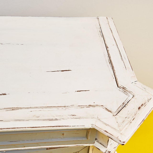 White and Dove Grey Wood Sideboard, Early 1900s For Sale - Image 6 of 11