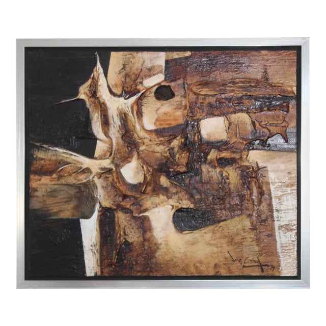 1970s Modern Abstract Artwork by Jonas Gerard For Sale