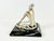 Mid-Century Modern Art Deco Style Italian Sterling 925 Silver Nude Figurine from Ottaviani, 1960s For Sale - Image 3 of 13