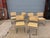 Set of 6 Cesca Tubular Chrome chairs with maple seat and backs and cane. This set was purchased in early 80's and had the...