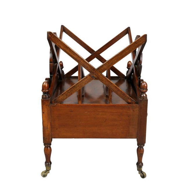 Wood William IV Mahogany Canterbury For Sale - Image 7 of 11