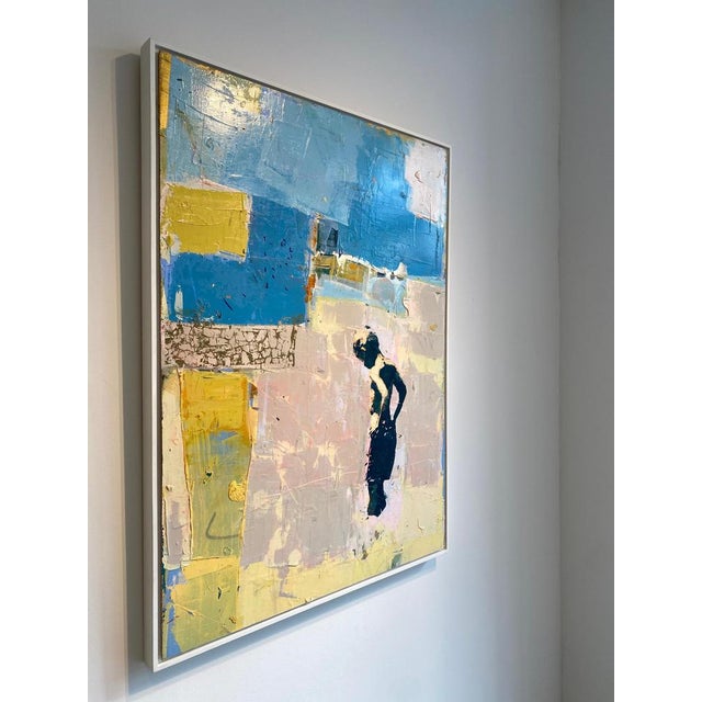 Dan Parry-Jones – Cornwall Beach Mixed Media on Panel 47.2 x 31.5 in (120 x 80 cm) White frame included In "Cornwall...