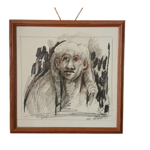 Ira Davidoff Original Ink and Marker Drawing Free Shipping!