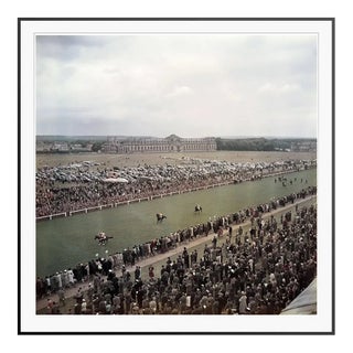 Contemporary Chantilly Racecourse 1956 by Slim Aarons Black Framed C-Print For Sale