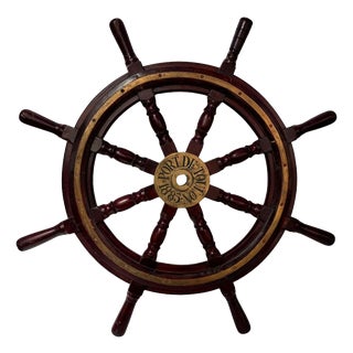 Antique Napoleon III Ships Wheel, 1885 For Sale