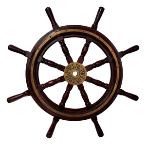 Antique Napoleon III Ships Wheel, 1885
