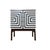 Polish Chest of Drawers with Op Art Motif, 1970s For Sale - Image 12 of 12