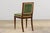 1930s French Art Deco Mahogany Dining Chairs in Olive Green Velvet - Set of 6 For Sale - Image 16 of 18