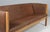 Three-Seat Sofa in Oak and Full Grain Leather by Hans J. Wegner for Getama For Sale - Image 5 of 9