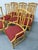 Mid-Century Modern Vintage Faux Bamboo Rattan Dining Chairs - Set of 8 For Sale - Image 3 of 9