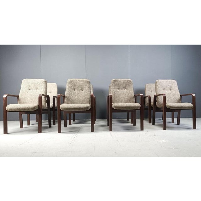 Vintage Bentwood Armchairs, 1993, Set of 8 For Sale - Image 4 of 12
