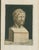 Original 1569 Old Master engraving of an antique bearded portrait herm from Aquiles Estaço’s Inlustrium Viror. ut exstant...