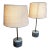 Contemporary Modern Raw Marble Gray Table Lamps by Pablo Romo Design For Sale