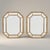 Hollywood Regency Mid-Century Hollywood Regency Style Faux Bamboo Giltwood Mirrors - Pair For Sale - Image 3 of 8