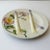 Beautiful antique K&G St. Clément French asparagus plate featuring raised asparagus spears with soft pink and green floral...