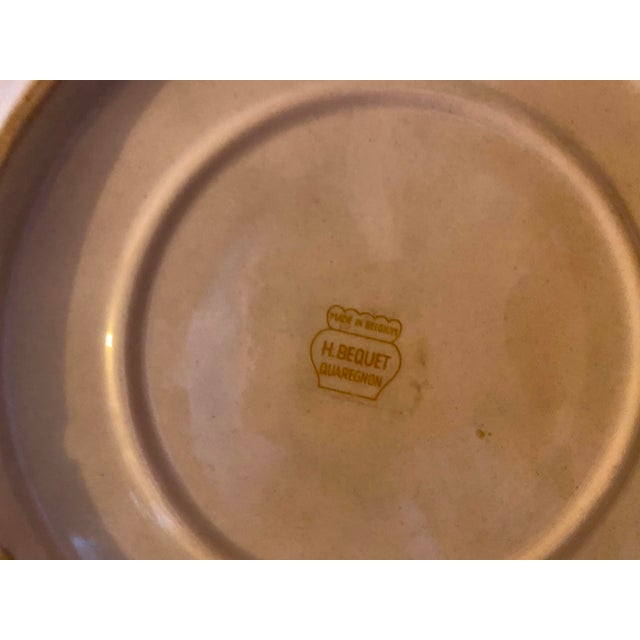 A Glamorous 1960s Belgian Ceramic Centerpiece Bowl by Hubert Béquet of Quaregnon For Sale - Image 4 of 5