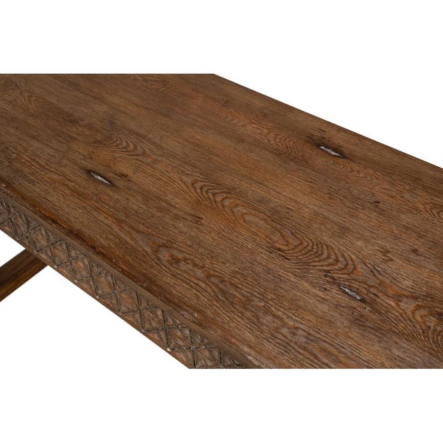 Brown Pine Console Table For Sale - Image 8 of 10