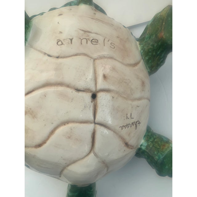 Figurative 1970s Vintage Ceramic Turtle For Sale - Image 3 of 6