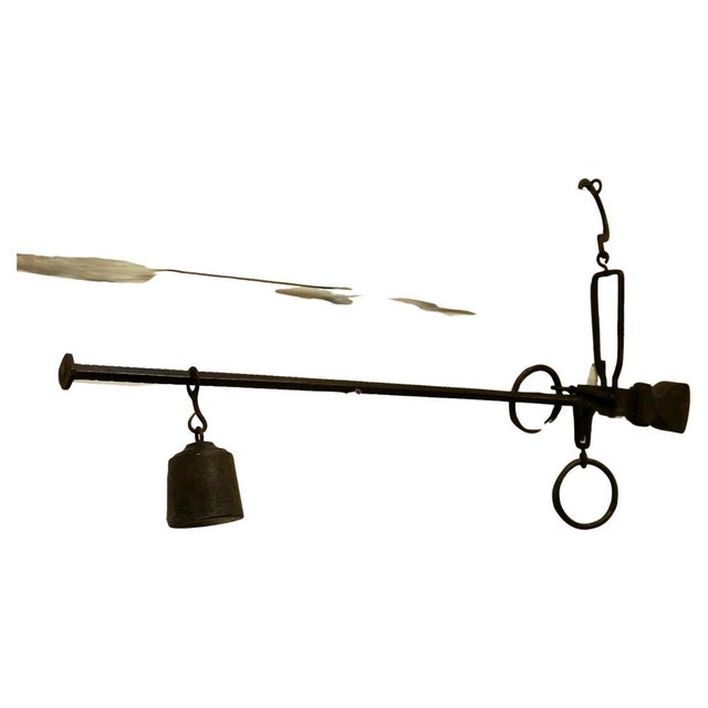 Brown Early 19th Century Butchers Steelyard for Weighing Scale, 1800s For Sale - Image 8 of 8