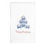 Blue Crab Christmas Tree Embroidered Kitchen Towel For Sale