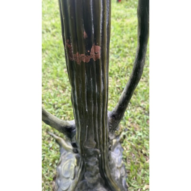 Mid 20th Century Monumental Signed Bronze Phoenix Sculpture by P. J. Moser – 68" Tall For Sale - Image 13 of 16