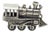 Vintage Italian Handmade Genuine Sterling Silver 925 Locomotive Train Figurine, 1970s For Sale