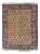 Antique Caucasian Shirvan Rug in Yellow Background and Blue Border For Sale