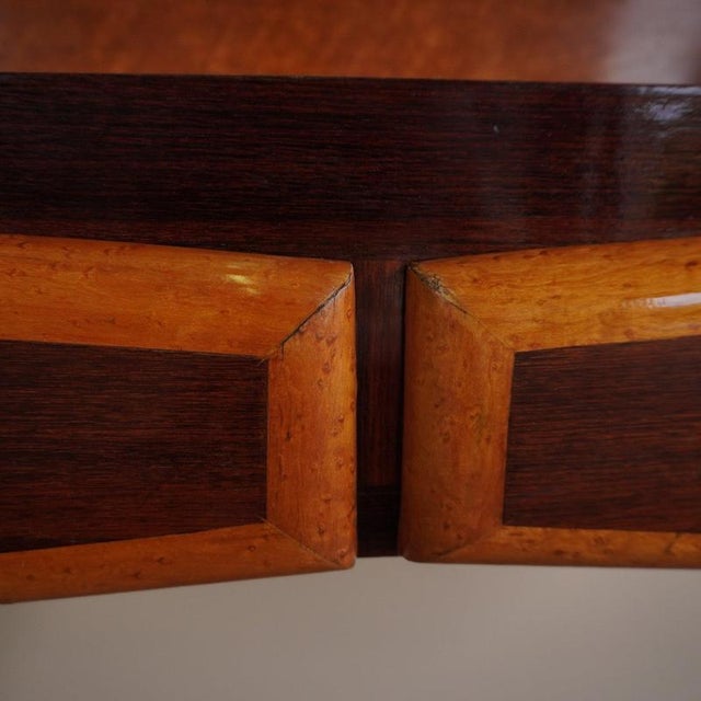 Sculptural Walnut Console Table For Sale - Image 9 of 15