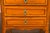 French Louis-Philippe Period 1840s Walnut Bedside Table with Geometric Banding For Sale - Image 9 of 12