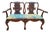 Irish George II-Style Double Chair Back Settee From Historic Filoli For Sale
