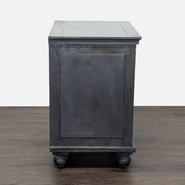 2010s Restoration Hardware One Drawer Nightstand With Shelf For Sale - Image 5 of 11