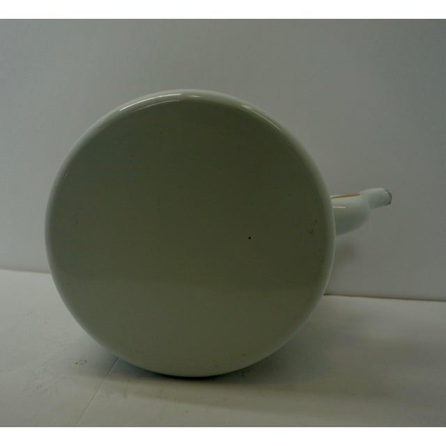 Set of 2, Vintage Georges Briand Ambrosia Enamel Giant Stock Pot Buffet Server & Kettle For Sale - Image 6 of 11