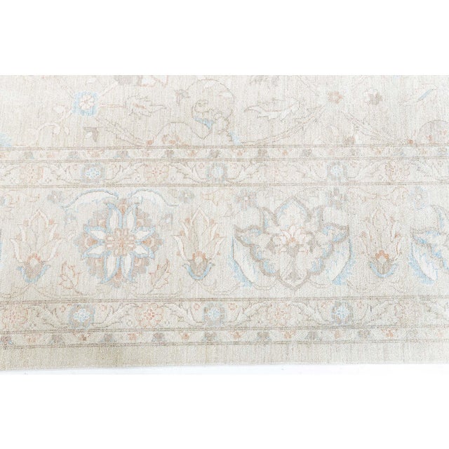 Beige Modern Traditional Oriental Inspired Wool Rug by Doris Leslie Blau For Sale - Image 8 of 11
