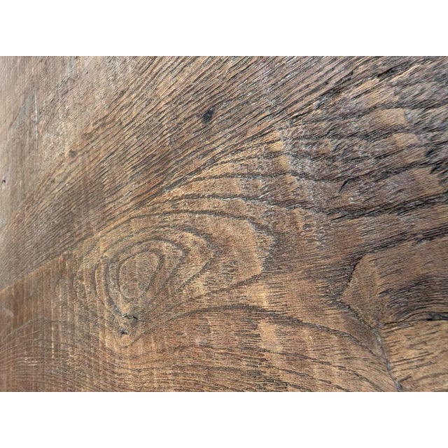 Monastery‑Style Oak Table, 1960s For Sale - Image 9 of 14