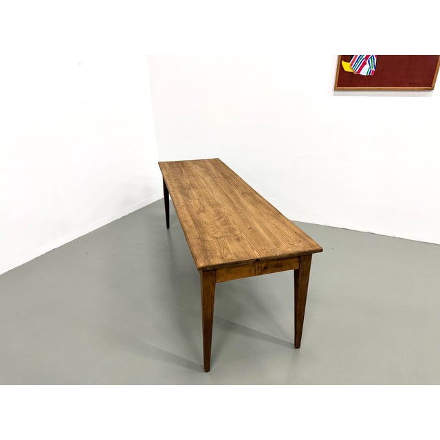 Farmhouse Table with Tapered Legs, 1950s For Sale - Image 18 of 18