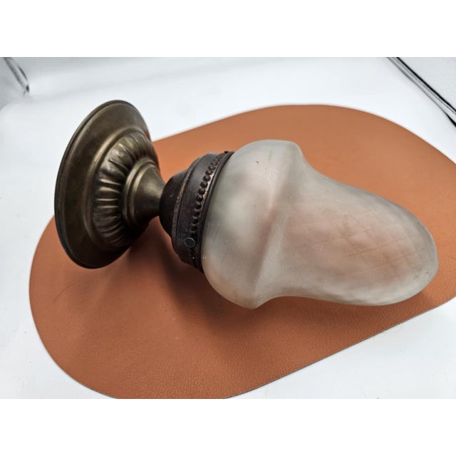 Art Deco Brass Ceiling Lamp, 1920s For Sale - Image 6 of 6