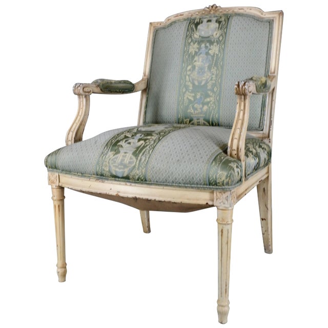 19th Century French Fauteuil Armchair For Sale