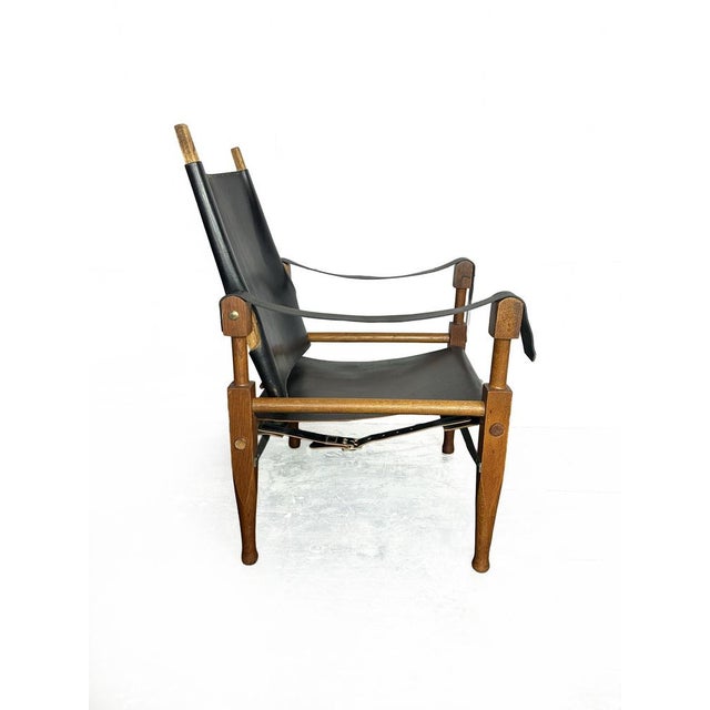 Black Colonial Armchairs by Wilhelm Kienzle for Wohnbedarf, 1960s, Set of 2 For Sale - Image 8 of 15