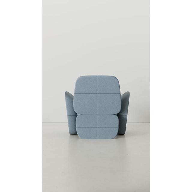 Max Armchair in Kvadrat Hero 2 Fabric by Julien Lestrille For Sale - Image 4 of 7