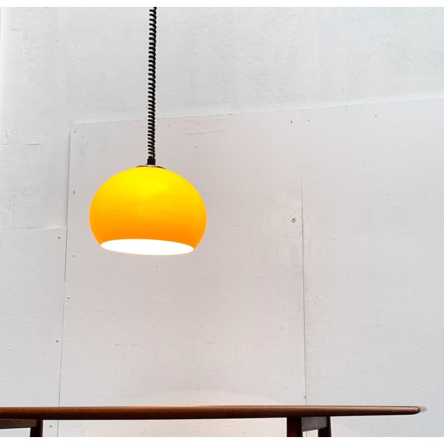 Mid-Century Space Age Italian Jolly Pendant Lamp by Luigi Massoni for Guzzini, 1960s For Sale - Image 12 of 18