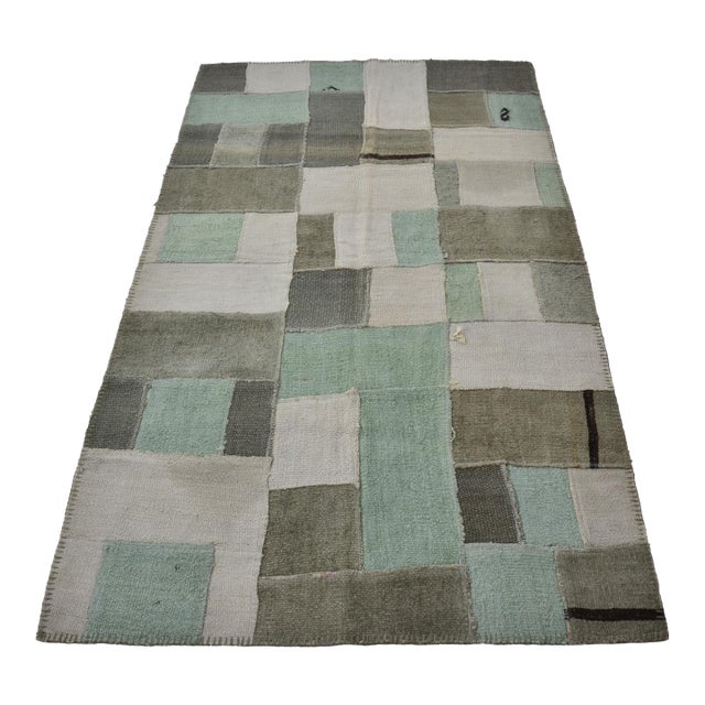 Antique Wool Vintage Turkish Carpet For Sale