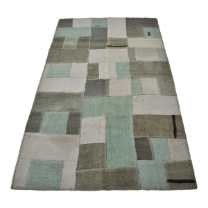 Antique Wool Vintage Turkish Carpet