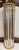Thick Tubular Glass and Solid Brass Wall Sconce For Sale - Image 9 of 12