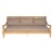 Outdoor Daybed in Natural & Taupe For Sale