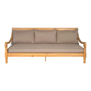 Outdoor Daybed in Natural & Taupe