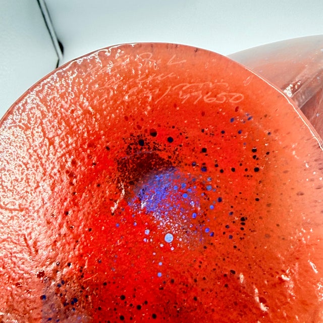 Kosta Boda Studio Art Glass by Kjell Engman Signed Vase "Bon Bon" Series #49650 For Sale - Image 13 of 14
