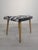 Gray Communist Era Stick Leg Ottoman For Sale - Image 8 of 12