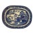 Antique Massive 19.5" Blue Willow Turkey Platter Unmarked Staffordshire English Transferware Flawless England 1830–1860 For Sale