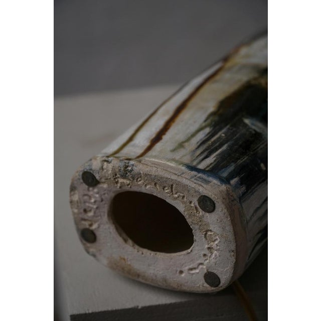 Mid-Century Danish Studio Ceramic Table Lamp from Jeppe Hagedorn-Olsen, 1960s For Sale - Image 9 of 18
