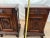 Antique Pair of Nightstands Cabinet Drawer Rococo Revival By: G. Colombo & Figli For Sale - Image 11 of 14